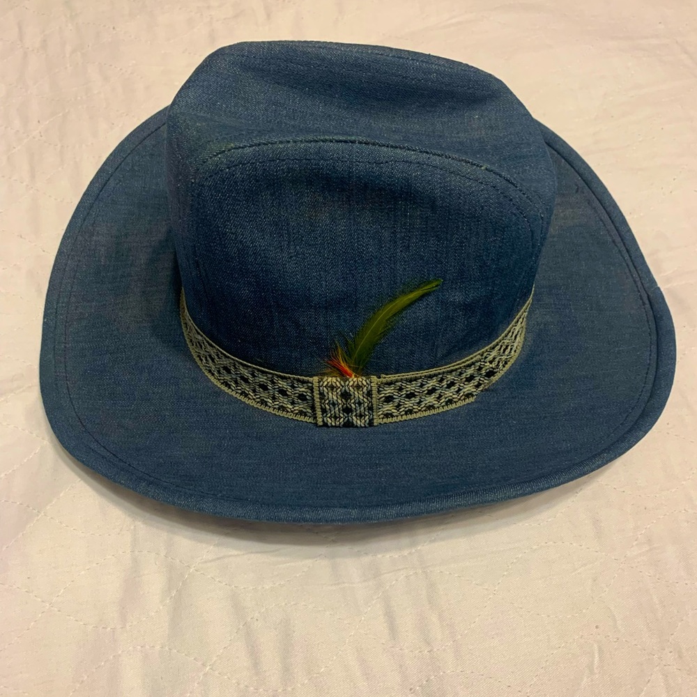 1970”S Vintage Jean Cowboy Hat Gem
